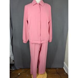 DD Lifestyle Vintage Womens Track Suit Size PM Petite Medium Pink